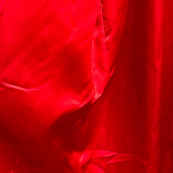 RED 100% Wool JG Hook Size 14 Vintage Dress Coat - Picture 6 of 8